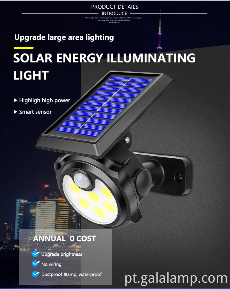 Luz de rua solar avançada com tecnologia de controle remoto inteligente